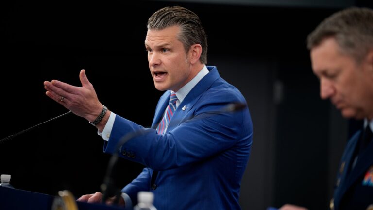 Pete Hegseth Calls Former Fox News Colleague ‘The Worst’ In Tense Iran Presser