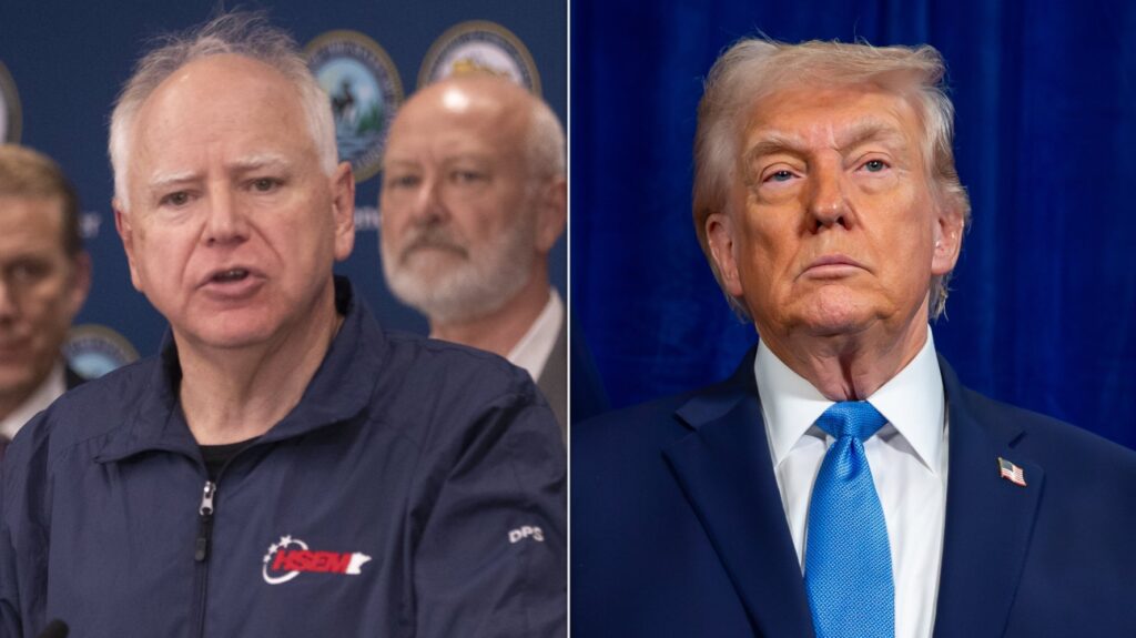 Walz Condemns Trump’s ‘Depraved’ Remarks Baselessly Implying Minnesota Governor Had State Rep Killed