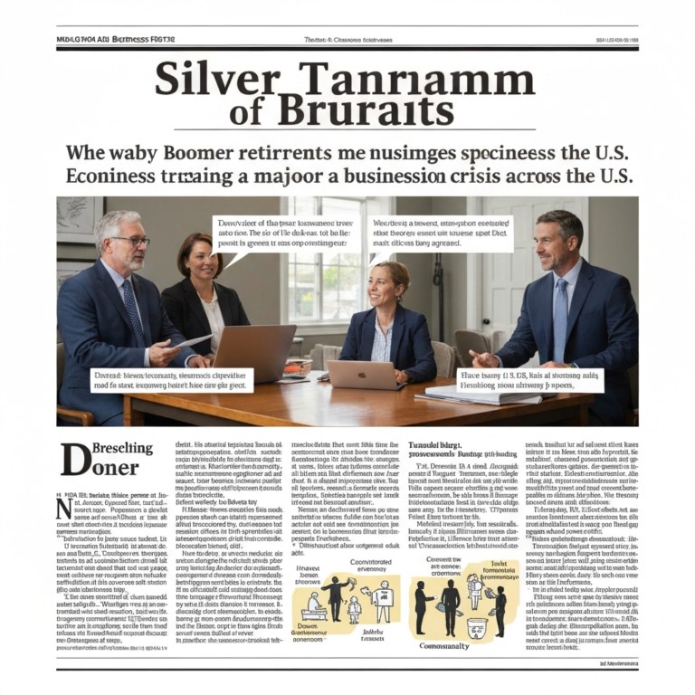 Small-Business ‘Silver Tsunami’ Raises Succession Fears Across the U.S.