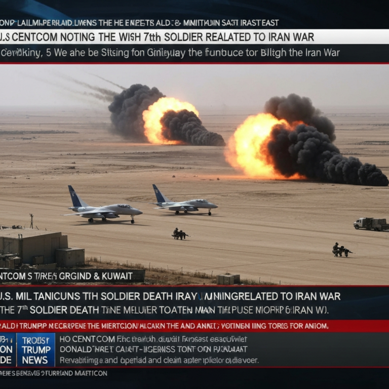 US military announces 7th soldier death from Iran war