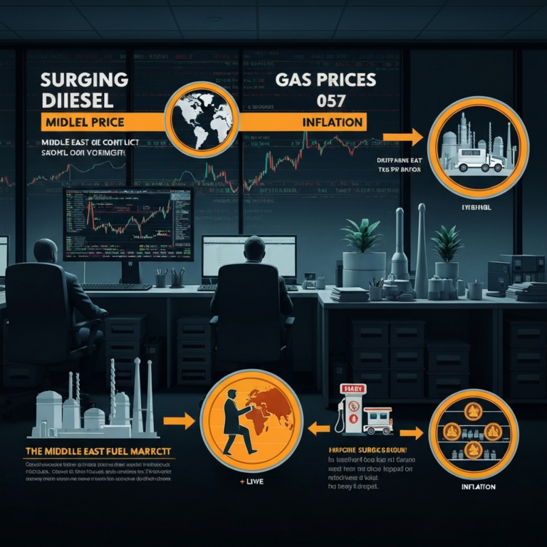 Diesel Price Spike Ripples Through the Economy as Middle East Conflict Squeezes Fuel Markets