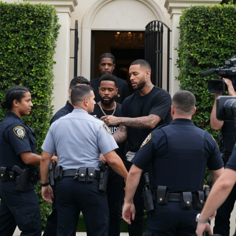 Shots fired at Rihanna’s Beverly Hills home; suspect taken into custody