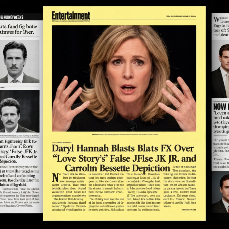 Daryl Hannah blasts FX’s ‘Love Story’ portrayal as false, escalating debate over fact vs. dramatization