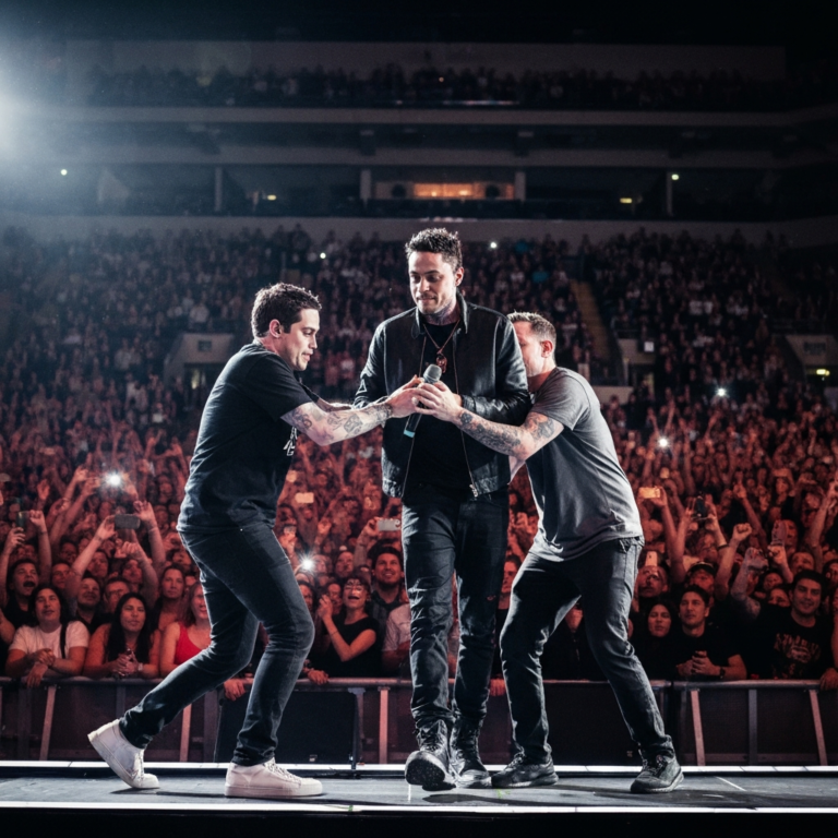 MGK Stage Mishap in London Highlights a Big Week in Pop Culture