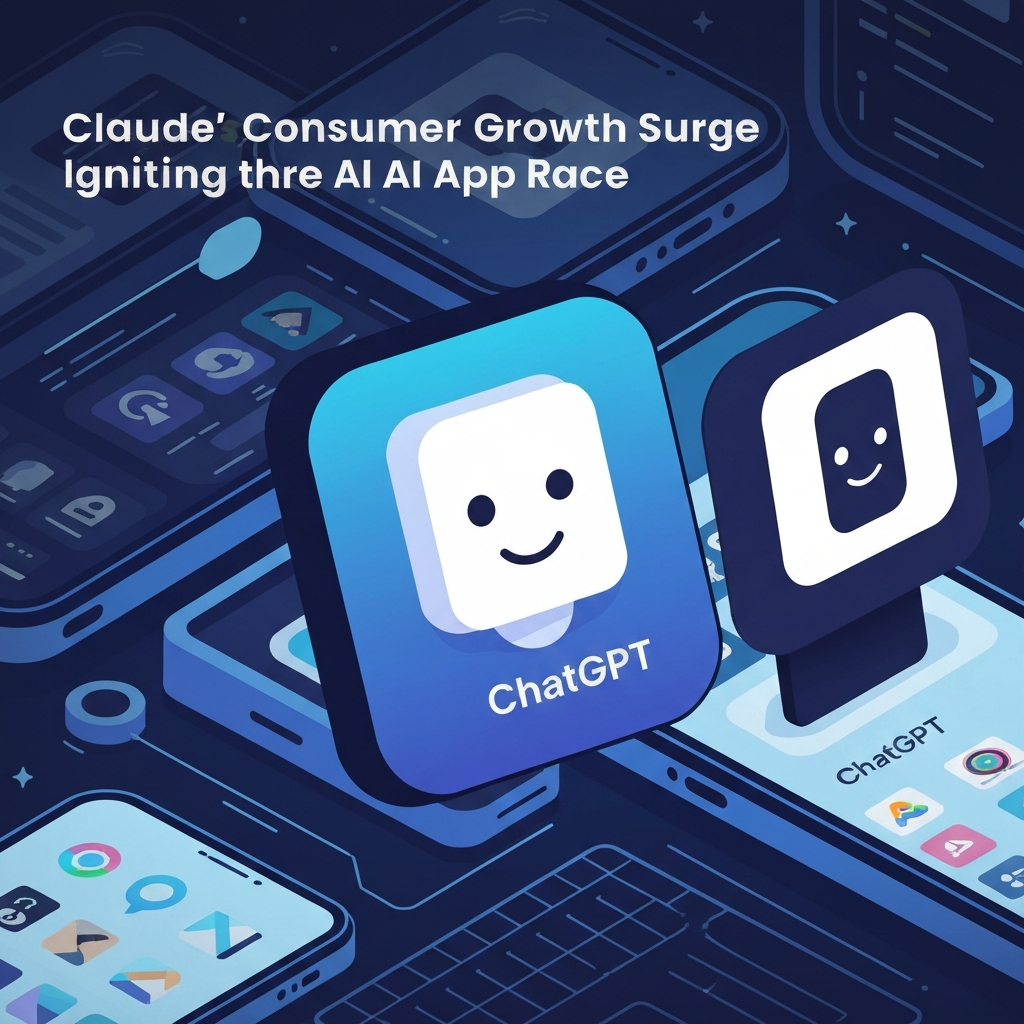 Claude’s consumer growth surge highlights the intensifying AI app race