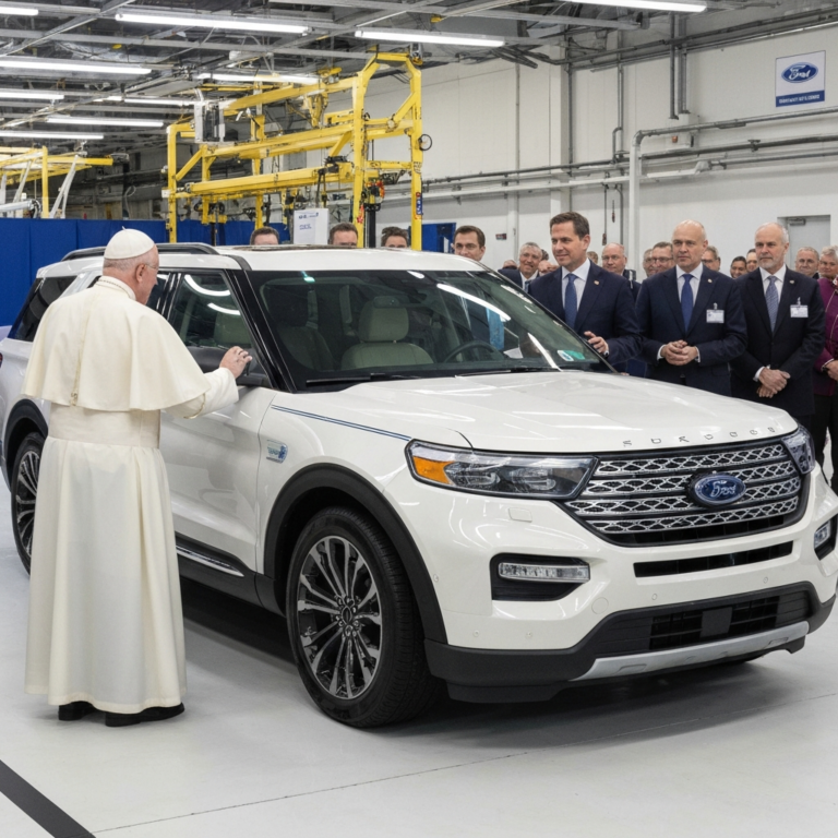 Ford builds one-of-a-kind Explorer for Pope Leo XIV