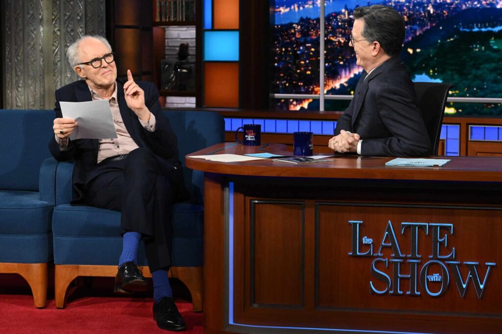John Lithgow praises Stephen Colbert as ‘a beloved national treasure’ amid ‘Late Show’ ending