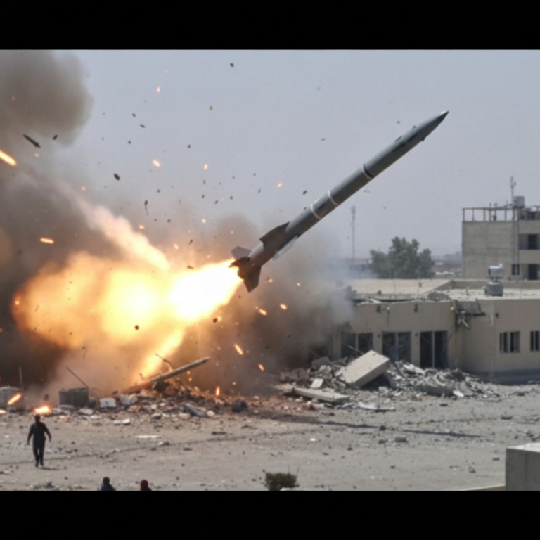 Video appears to show missile hitting Iran naval base near school where 175 died