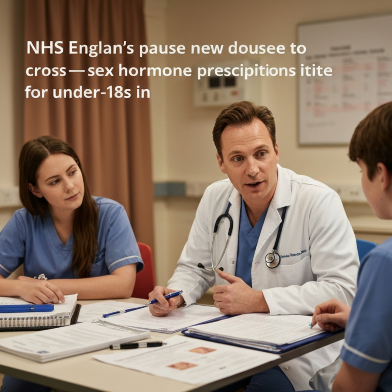 NHS England Pauses New Cross-Sex Hormone Prescriptions for Under-18s