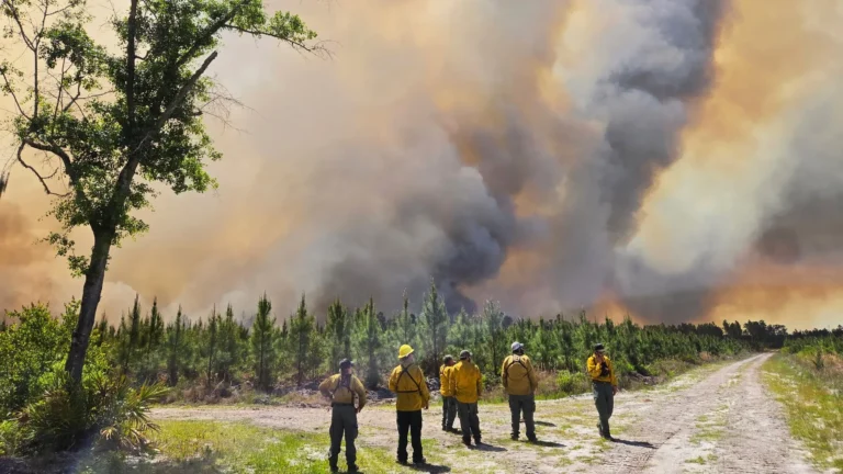 Wildfires overrun parts of Georgia and Florida as drought worsens