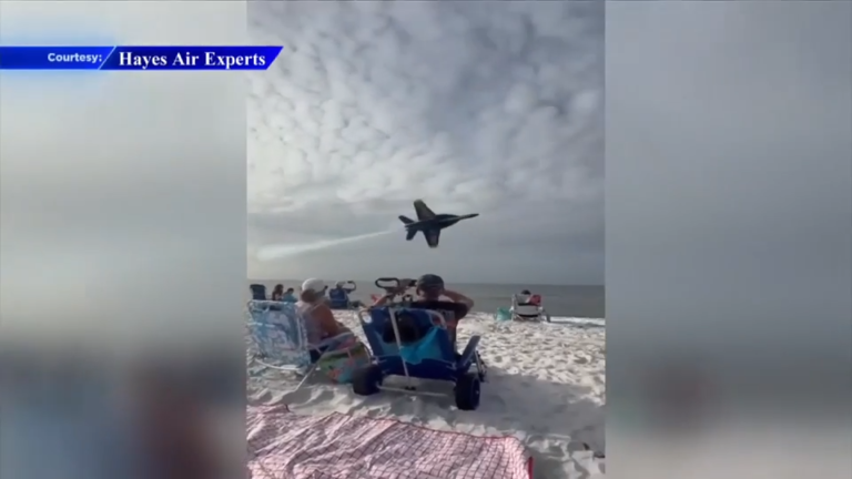 Blue Angels Under Review After Low Flyover Disturbs Pensacola Beach Crowd