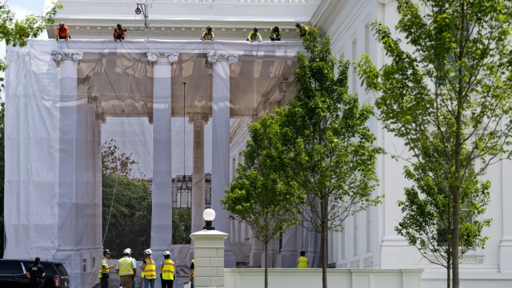 White House North Portico Restoration Draws Attention — What Happened and Why It Matters